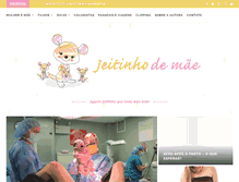 Tablet Screenshot of jeitinhodemae.com